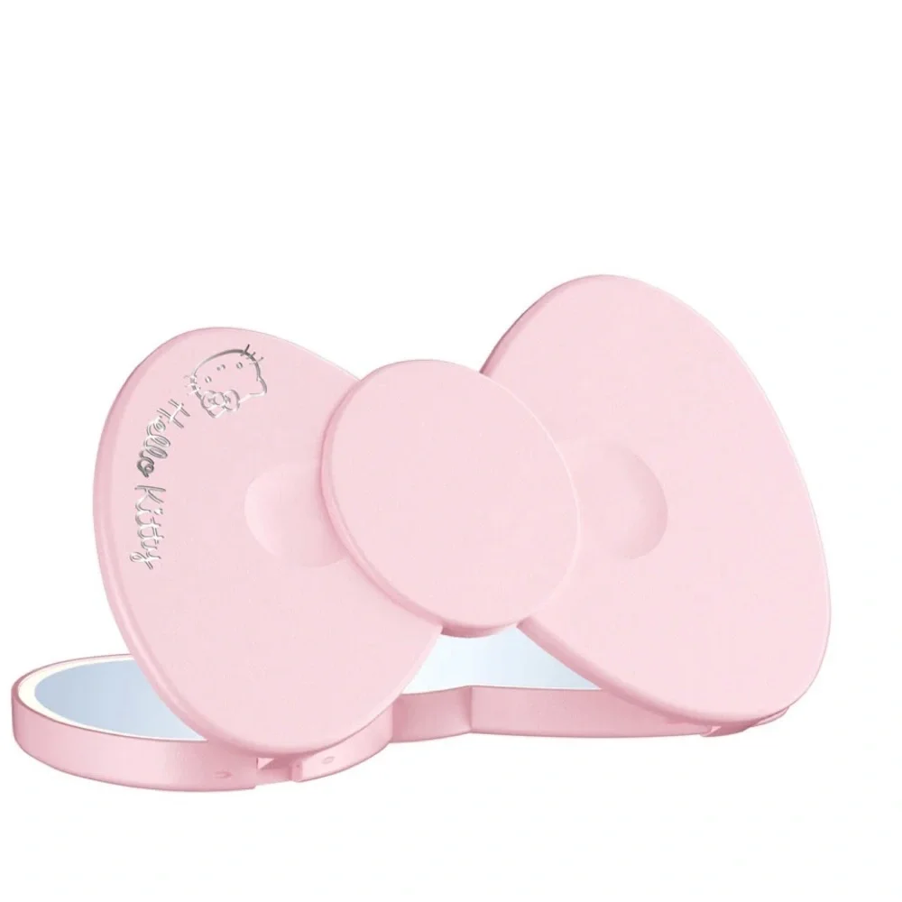 Hello Kitty®‎ Bow shaped LED pink Compact Mirror new